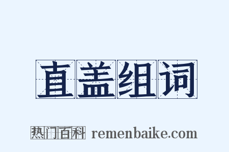 直盖组词是什么意思的图片